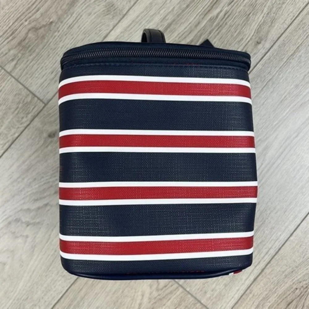 Tommy Hilfiger Cosmetic Travel Bag Blue, Red & White - Picture 8 of 8